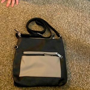 Vegan Leather Black Rivet Bag